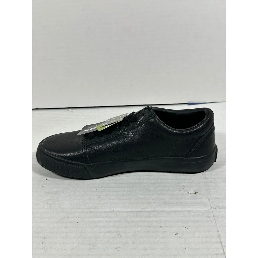 SR Max SRM166 Womens 7.5 Black Leather Slip Resistant Work Shoes Sneakers NEW
